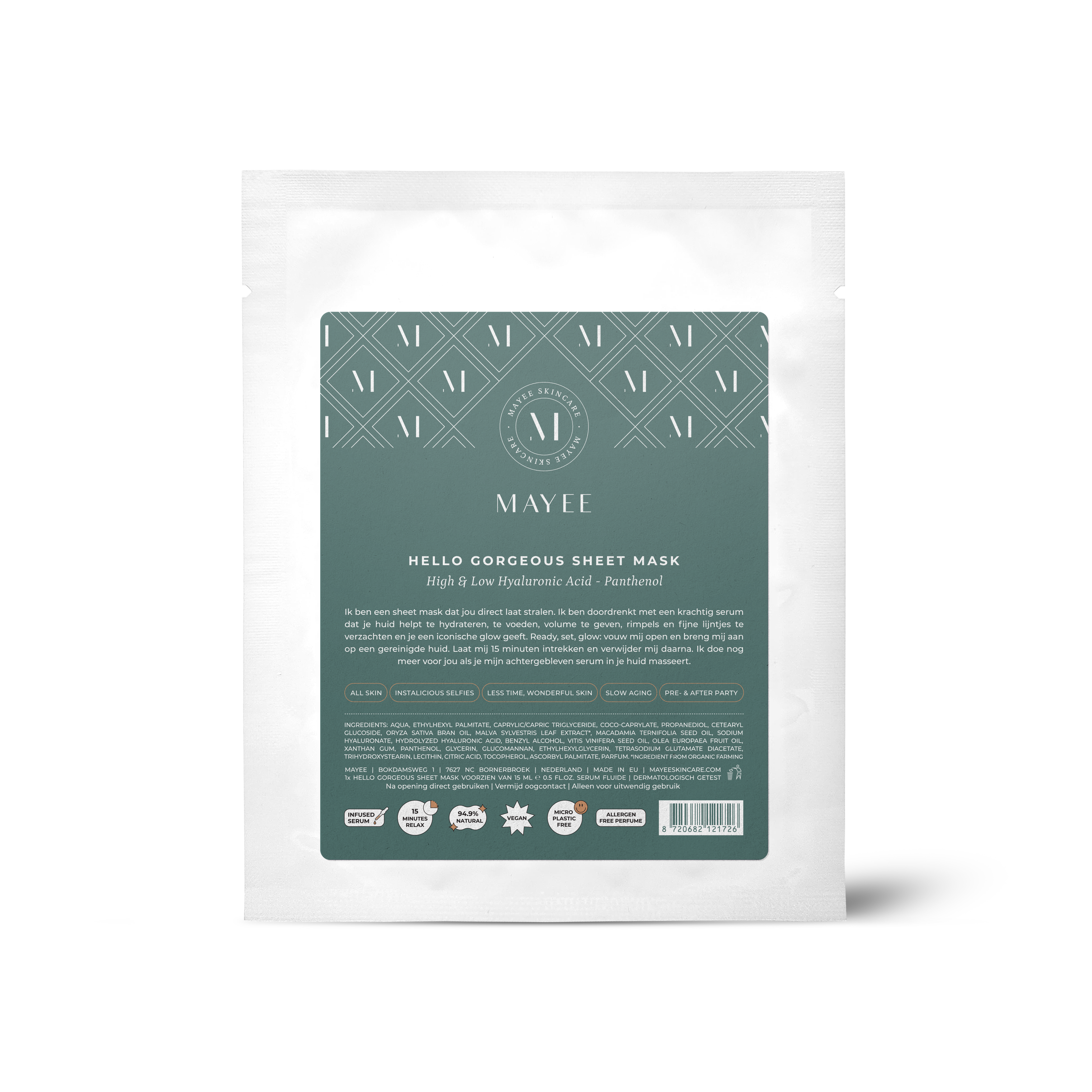 Hello Gorgeous Sheet Mask – Mayee Skincare